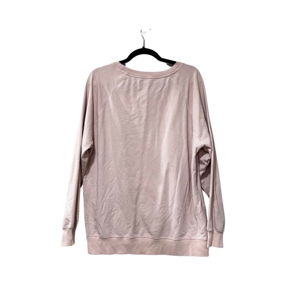 WILDFOX Coffee & Sunshine Crewneck Pink Pullover Sweatshirt Sz M - Picture 3 of 5